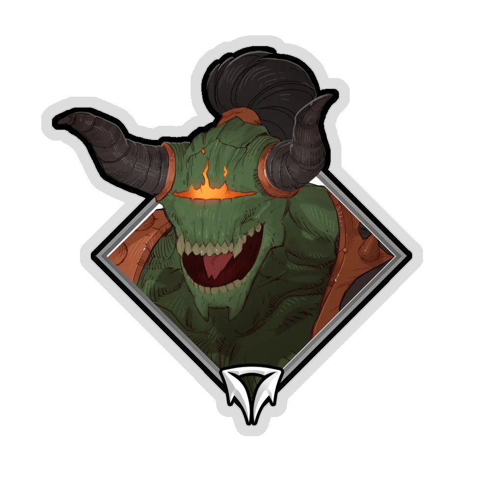 Holo Crownfall Sticker - Pak'Rajul