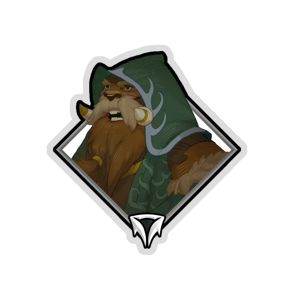Holo Crownfall Sticker - Archimandrite