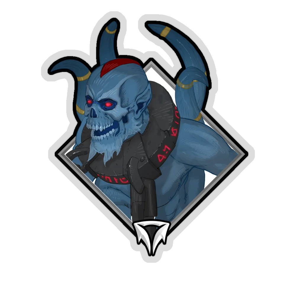 Holo Crownfall Sticker - Lich