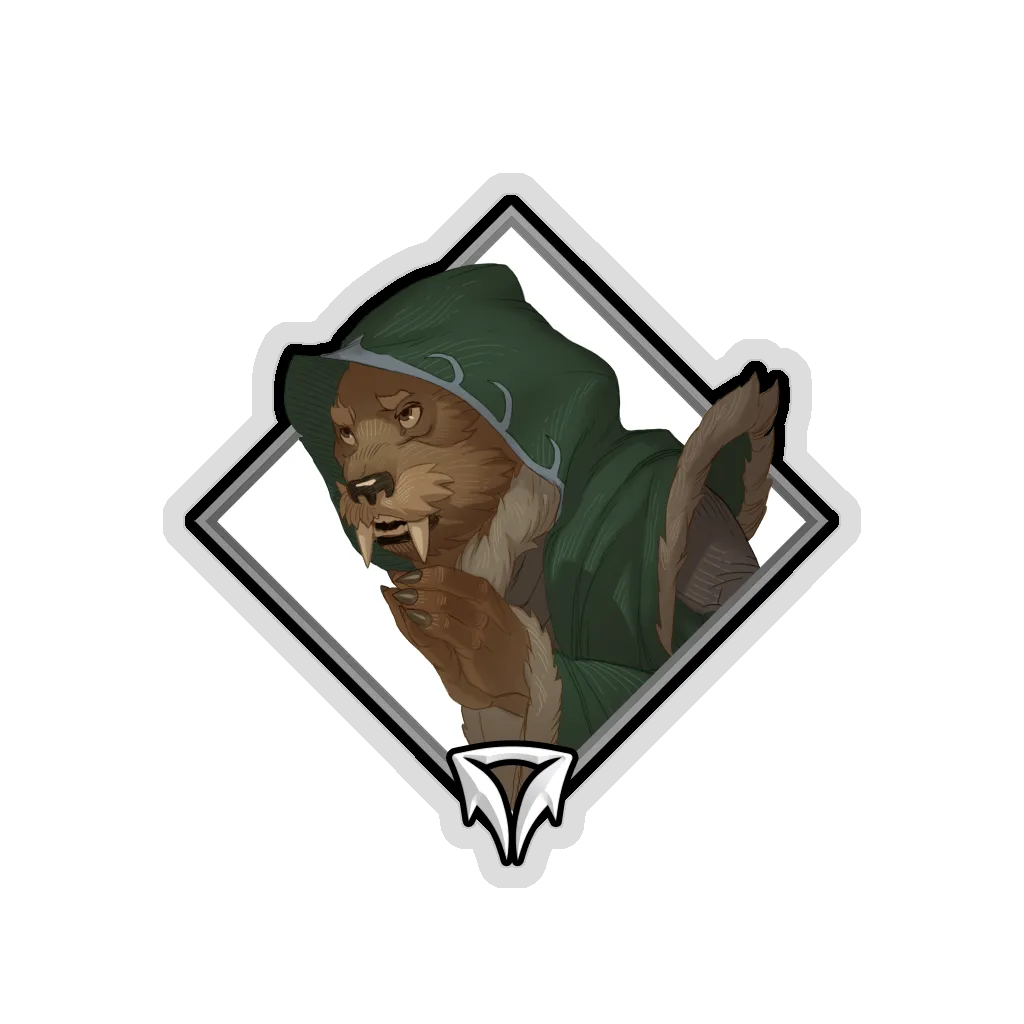 Holo Crownfall Sticker - Brother Terrence