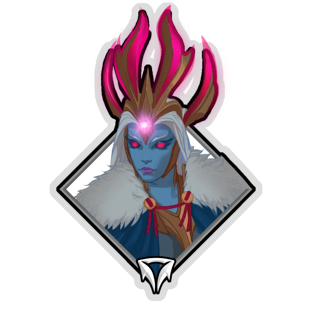 Holo Crownfall Sticker - Shen (Parka)