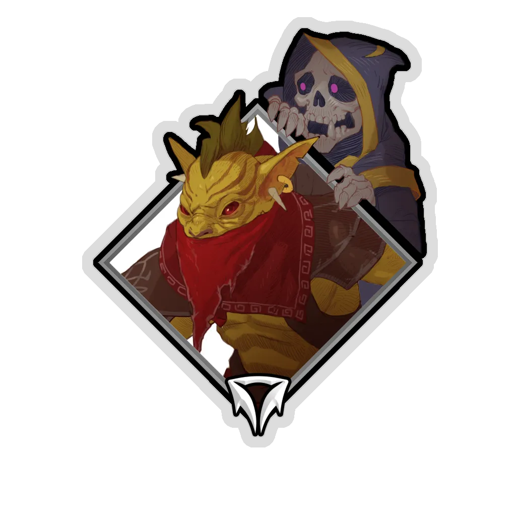 Crownfall Sticker - Gondar (Skeleton)