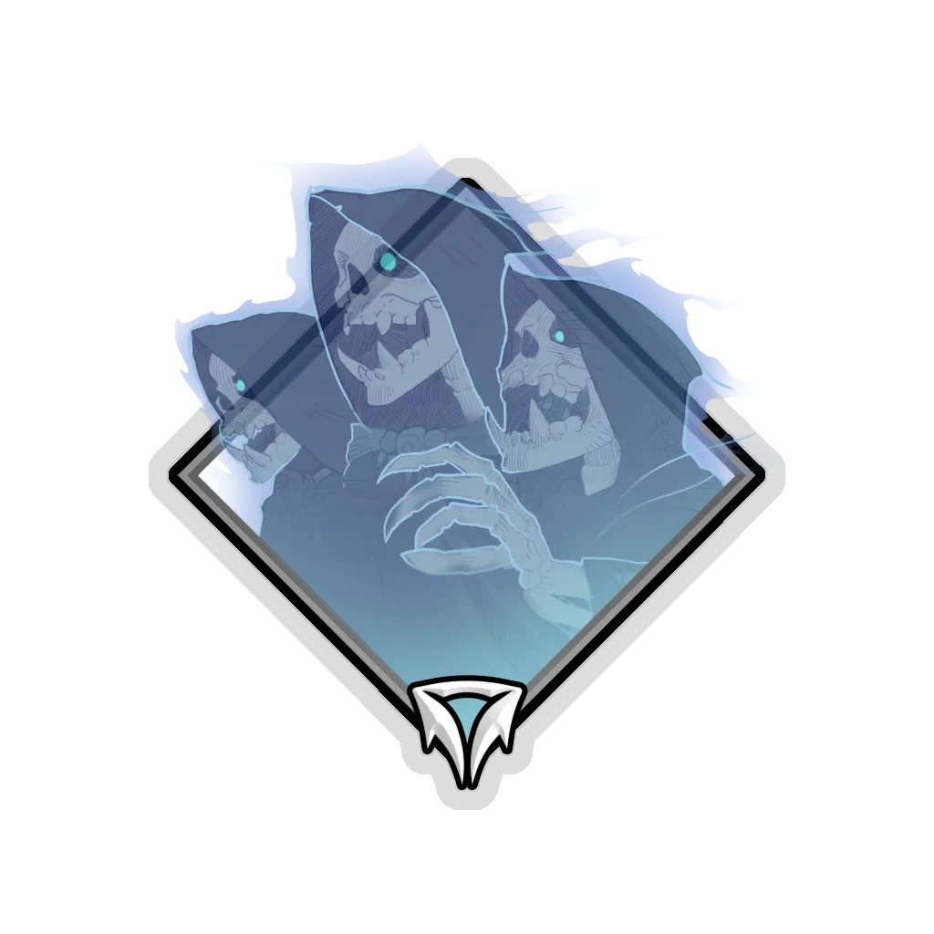 Gold Crownfall Sticker - Skeleton Ancestors