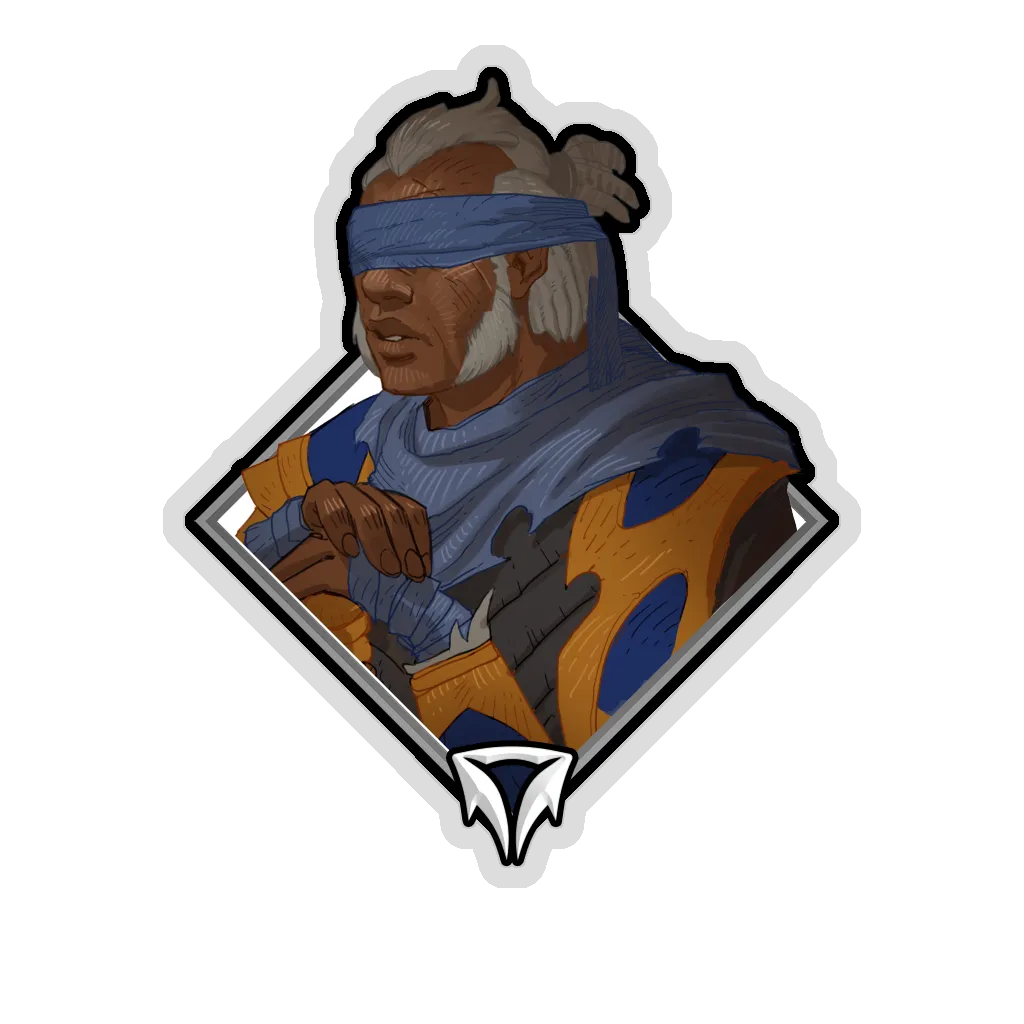 Crownfall Sticker - Blind Queensguard