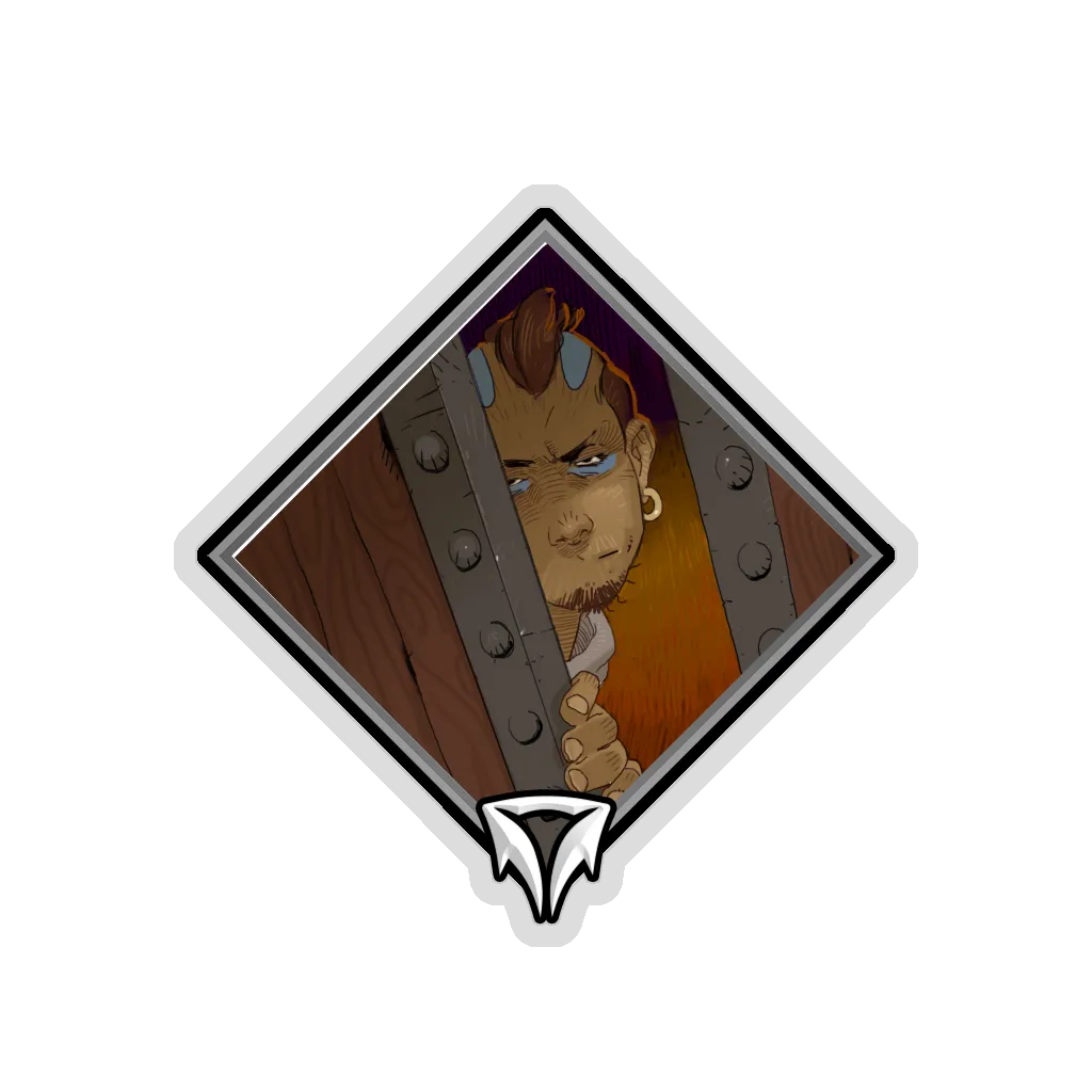 Crownfall Sticker - Blueheart Disciple
