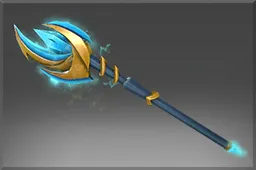 Inscribed Aethereal Crescent Wand