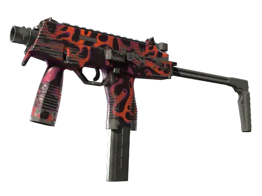 MP9 | Ruby Poison Dart (Well-Worn)