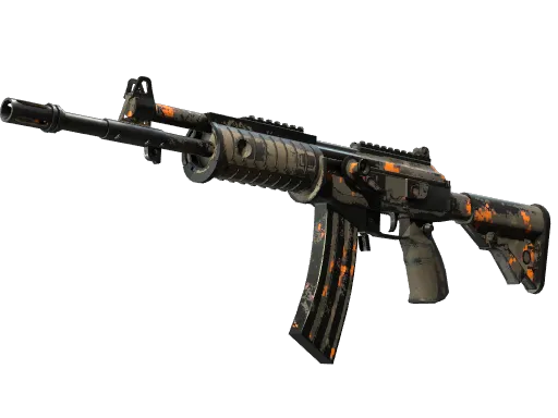 Galil AR | Orange DDPAT (Battle-Scarred)