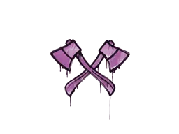 Sealed Graffiti | X-Axes (Bazooka Pink)
