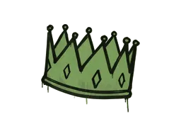 Sealed Graffiti | King Me (Battle Green)