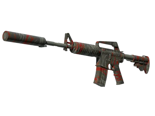 M4A1-S | Blood Tiger (Minimal Wear)