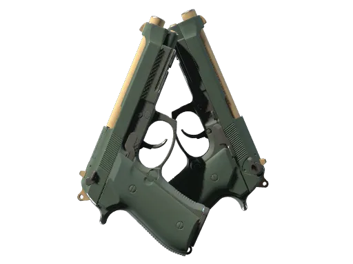 Dual Berettas | Contractor (Well-Worn)