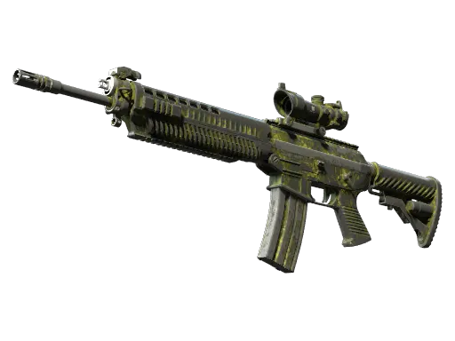 SG 553 | Gator Mesh (Battle-Scarred)