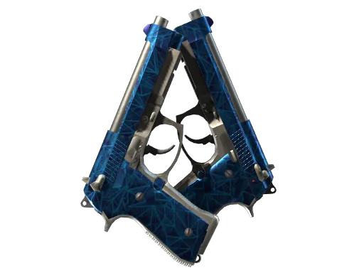 Dual Berettas | Cobalt Quartz (Minimal Wear)