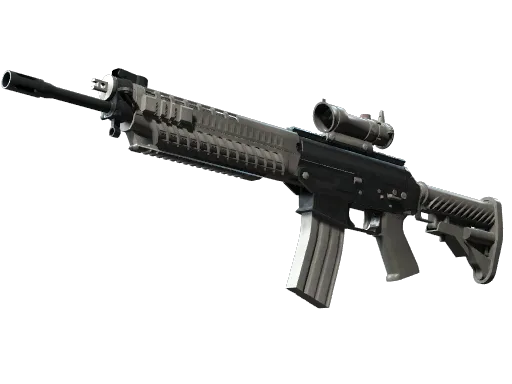 SG 553 | Damascus Steel (Battle-Scarred)