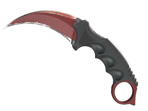 ★ Karambit | Crimson Web (Well-Worn)