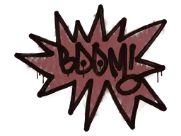 Sealed Graffiti | BOOM (Brick Red)