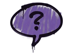Sealed Graffiti | Question Mark (Monster Purple)