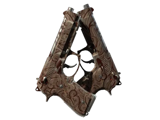 Dual Berettas | Pyre (Well-Worn)