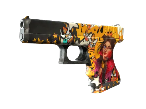StatTrak™ Glock-18 | Bullet Queen (Well-Worn)