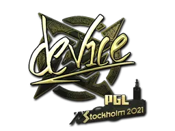 Sticker | device (Gold) | Stockholm 2021