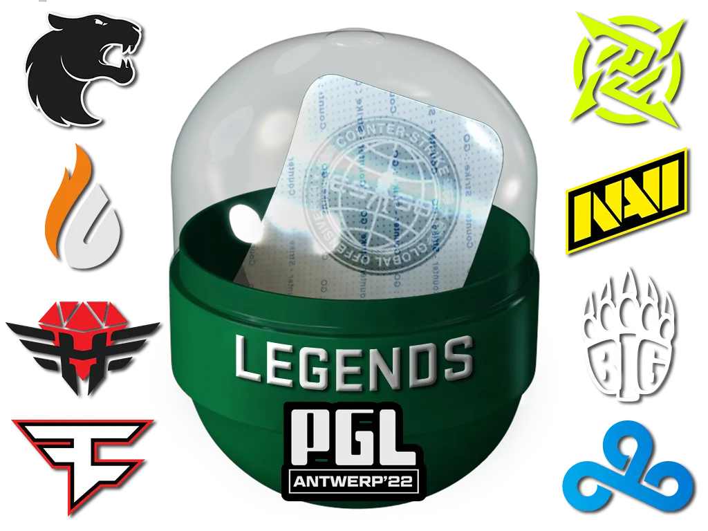 Antwerp 2022 Legends Sticker Capsule