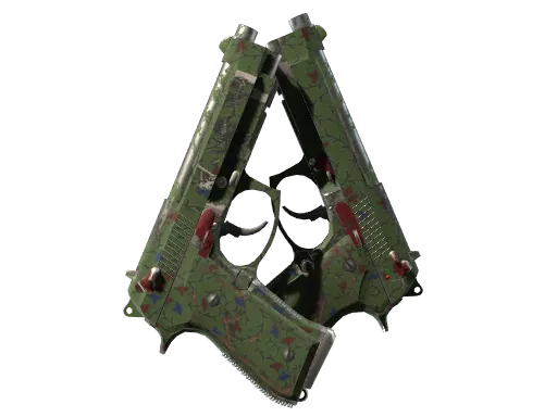Dual Berettas | Briar (Field-Tested)