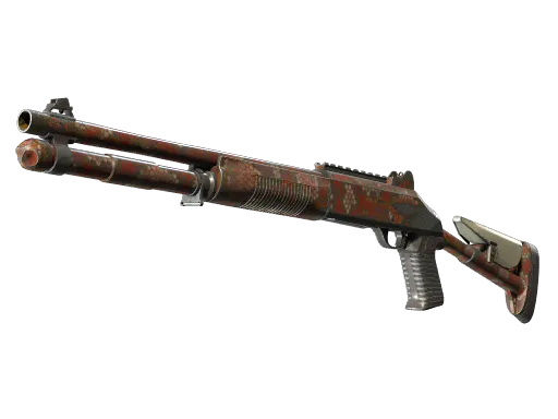 StatTrak™ XM1014 | Red Python (Well-Worn)