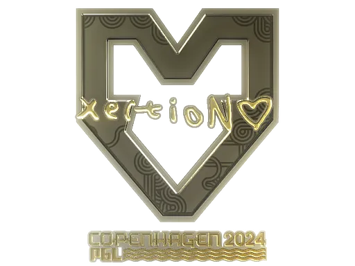 Sticker | xertioN (Gold) | Copenhagen 2024