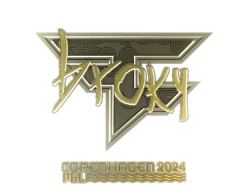 Sticker | broky (Gold) | Copenhagen 2024
