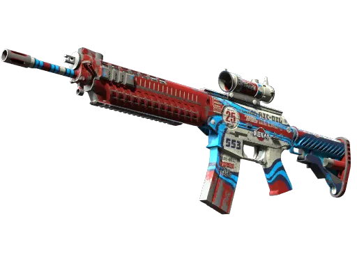 Souvenir SG 553 | Integrale (Battle-Scarred)