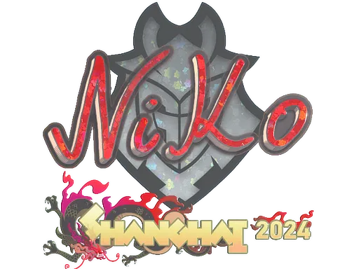 Sticker | NiKo (Glitter) | Shanghai 2024