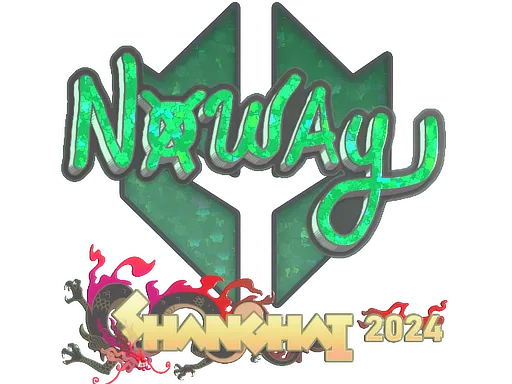 Sticker | noway (Glitter) | Shanghai 2024
