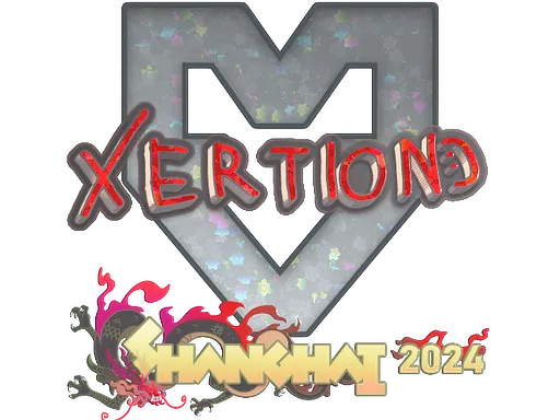 Sticker | xertioN (Glitter) | Shanghai 2024