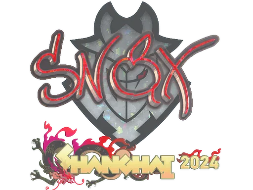 Sticker | Snax (Glitter) | Shanghai 2024