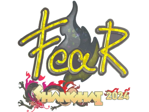 Sticker | fEAR (Glitter) | Shanghai 2024