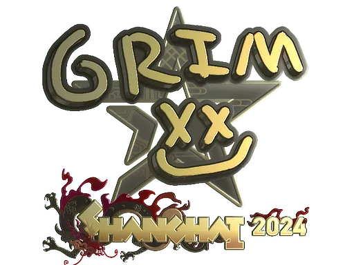 Sticker | Grim (Gold) | Shanghai 2024