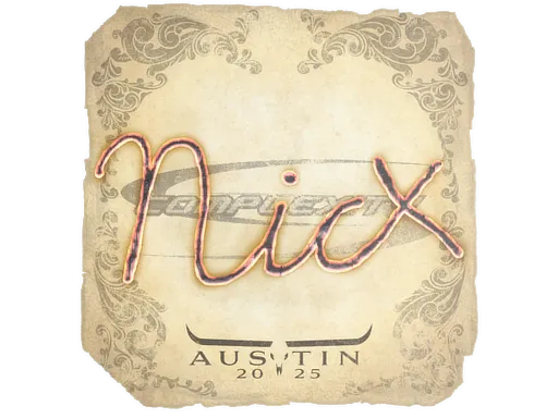 Sticker | nicx | Austin 2025
