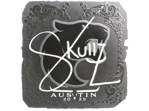 Sticker | skullz (Foil) | Austin 2025