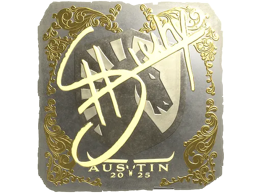 Sticker | siuhy (Gold) | Austin 2025
