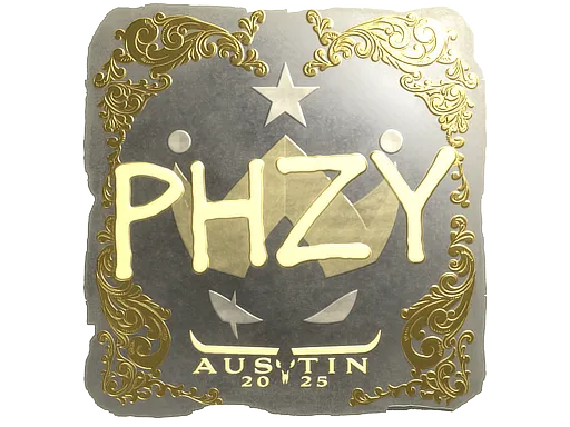 Sticker | phzy (Gold) | Austin 2025