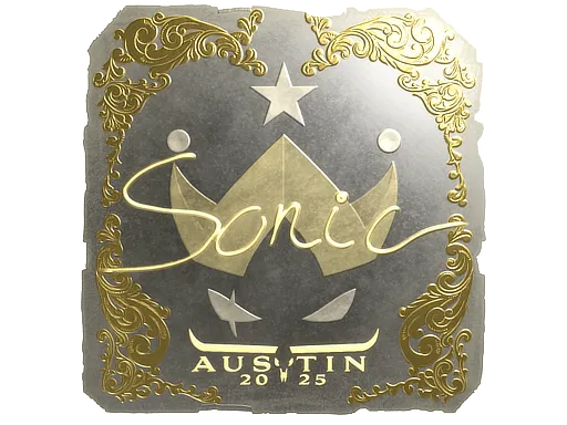 Sticker | Sonic (Gold) | Austin 2025