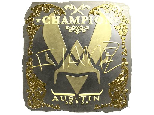 Sticker | FlameZ (Gold, Champion) | Austin 2025