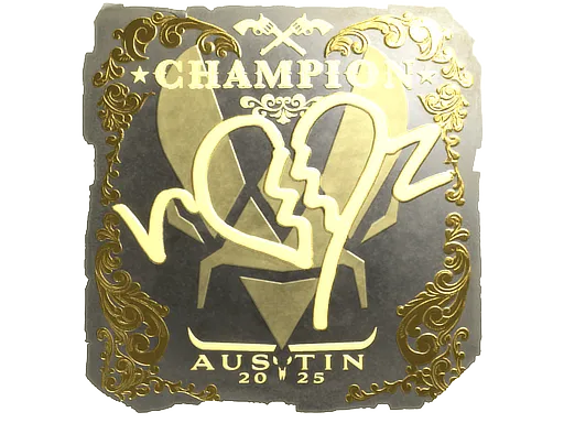 Sticker | ropz (Gold, Champion) | Austin 2025