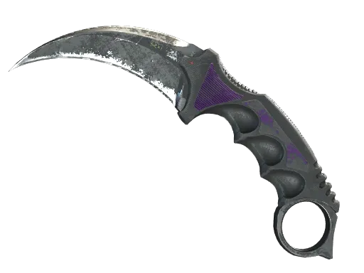 ★ StatTrak™ Karambit | Ultraviolet (Battle-Scarred)