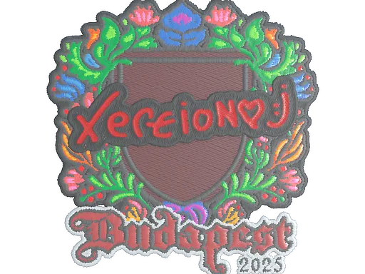 Sticker | xertioN (Embroidered) | Budapest 2025