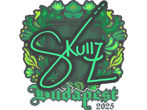 Sticker | skullz | Budapest 2025