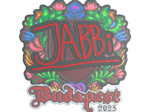 Sticker | jabbi (Embroidered) | Budapest 2025