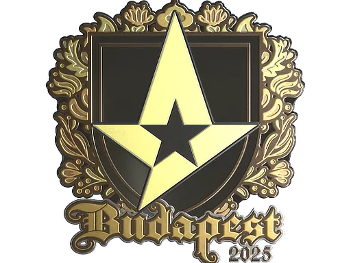 Sticker | Astralis (Gold) | Budapest 2025