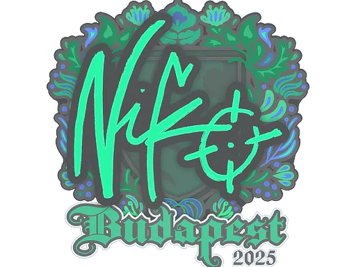 Sticker | NiKo | Budapest 2025